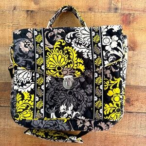 Vera Bradley Attaché Briefcase Baroque Pattern